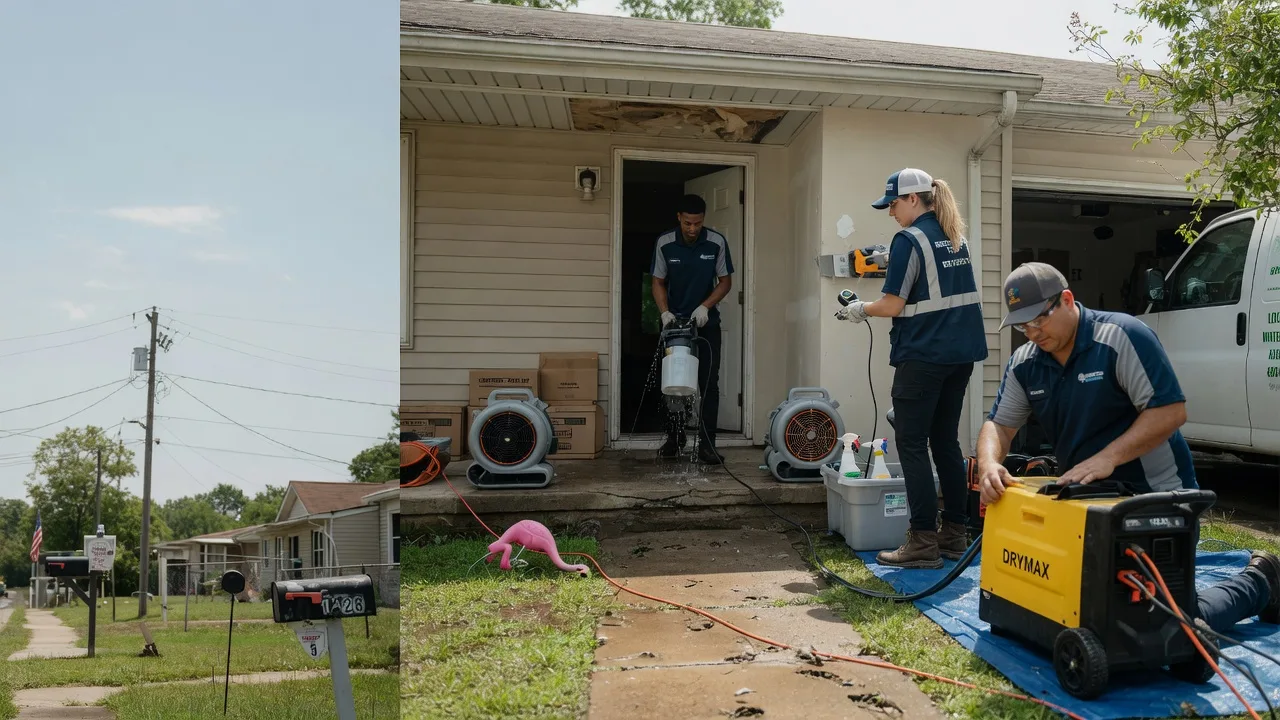 Storm Damage Water Removal in Farmersville, TX near me